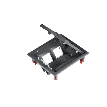 ETK44108 - Ultra - floor outlet box - 4 modules, Schneider Electric