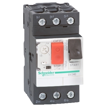 GV2ME076 - TeSys GV2-Circuit breaker-thermal-magnetic - 1.6...2.5 A - lugs-ring terminals, Schneider Electric