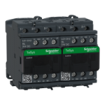 LC2D12BLV - Reversing contactor, TeSys Deca, 3P(3 NO), AC-3, 0 to 440V, 12A, 24VDC LC coil, with mechanical and electrical interlocking, LC2D12BLV, Schneider Electric