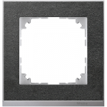 MTN4010-3669 - M-Pure Decor frame, 1-gang, slate, MTN4010-3669, Schneider Electric