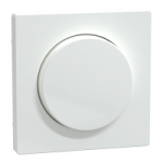MTN5250-6035 - Cover plate, Merten System M, with rotary knob, lotus white, MTN5250-6035, Schneider Electric