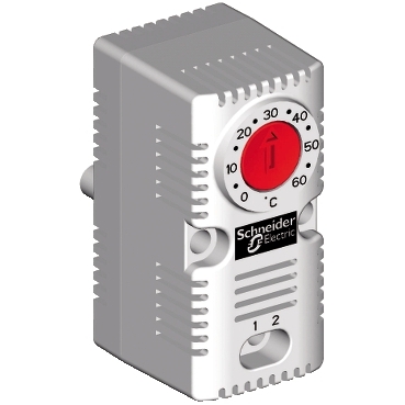 NSYCCOTHC - ClimaSys CC - simple thermostat 250V - range of temperature 0..60?C - NC - ?C, Schneider Electric
