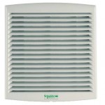 NSYCVF54M230MM2 - Climasys forced vent. 54 m3/h, 230V, 2 metal grilles and 2 anti-insect filters, Schneider Electric