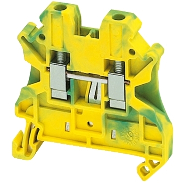 NSYTRV42PE - Linergy earth terminal block - 4mm? single-level 1x1 screw - green-yellow, Schneider Electric (multiplu comanda: 50 buc)