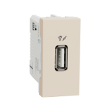 NU342844 - Noua Unica, Priza incarcare USB 1A 1m bej, NU342844, Schneider Electric