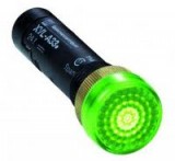 Indicator luminos 12mm cu LED protejat, 24V, Culoare Verde, XVLA333, Schneider Electric