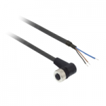XZCP1440L2 - Mama - M12 - 3-Pini - Conector Precablat Cu Cot - Cablu 2 M, XZCP1440L2, Schneider Electric