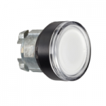 ZB4BW3137 - Cap Buton Luminos Incastrat Alb Ã˜22 cu Revenire pentru Led Integral, ZB4BW3137, Schneider Electric