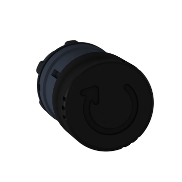 ZB5AS42 - cap rotund pt. buton diametru  22 - zavorare - negru - tip ciuperca diametru  30, Schneider Electric