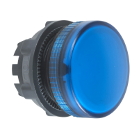 ZB5AV063 - capac de lampa pilot - diametru  22 - rotund - lentila simpla albastra, Schneider Electric