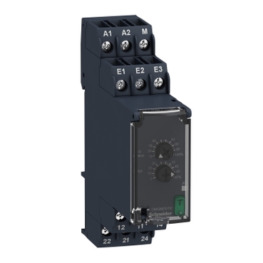 RM22UA22MR - Overvoltage control relay 1V..100Vac/dc, 2 C/O, Schneider Electric