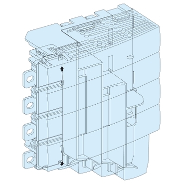 04067 - Prisma Plus-G System- bloc de conectare de intr. - NSX100/250 prin partea inf., Schneider Electric