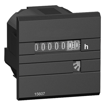 15609 - hour counter - mechanical 7 digit display - 12..36 VDC, Schneider Electric