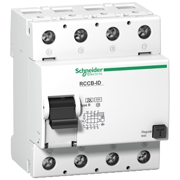 16751 - residual current circuit breaker ID - 4 poles - 25 A - class B 300 mA, Schneider Electric