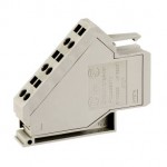 47075 - 6 Wires terminal block - for Masterpact NT, Schneider Electric