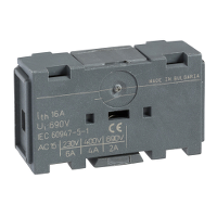 49610 - contact auxiliar 1 NC standard - pentru Fupact INF32, 63, 100...160, Schneider Electric