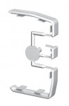 Piesa de imbinare superioara PVC alb pur , Obo 6116150
