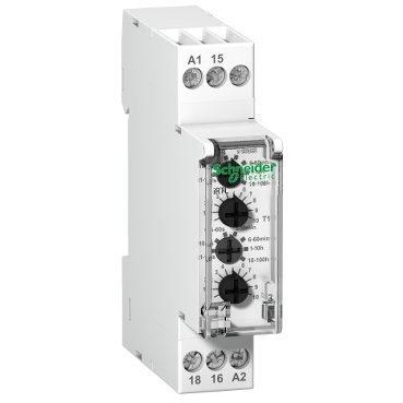 A9E16069 - blinking relay iRTL - 1C/O - Uc 24-240 VAC/24VDC, Schneider Electric