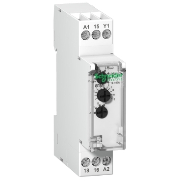 A9E16070 - iRTMF multifunction time delay relay - 1 OC - 12-240 VAC/DC, Schneider Electric