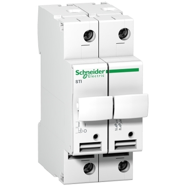 A9N15650 - Acti 9 - fuse-disconnector STI - 2 poles - 10 A - for fuse 8.5 x 31.5 mm, Schneider Electric