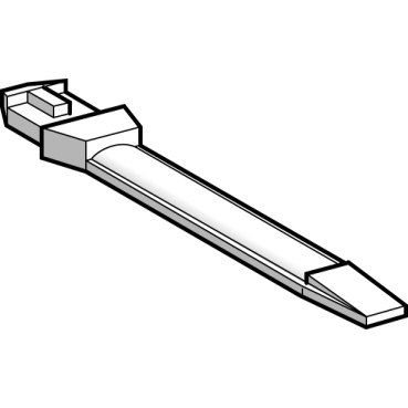 AR1SC03 - suport eticheta markeri clipsati pt. capat cablu cu cond. monofilar, Schneider Electric (multiplu comanda: 100 buc)