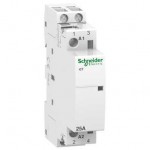 Contactor iCT, 25A, 2NO, 220Vca, 50HZ,  A9C20532, Schneider Electric