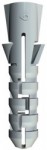Diblu expandabil Angler 10x50mm PA alb-gri, Obo 2349108