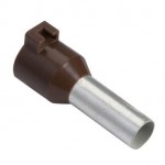 DZ5CA103 - pini simpli pentru cablare- lung - 10 mmp - maro, Schneider Electric (multiplu comanda: 100 buc)