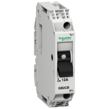 GB2CB07 - TeSys GB2 - thermal-magnetic circuit breaker - 1P - 2 A - Id = 26 A , Schneider Electric