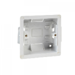 GDL1 - Exclusive Square edge white moulded - ceiling dry lining box - 1 gang - white, GDL1, Schneider Electric