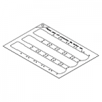 HMIZLYRA1 - Eticheta pt comutator USB iluminat, HMIZLYRA1, Schneider Electric
