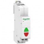 Indicator luminos dublu, Verde/Rosu, Acti9 iIL, 12-48 Vca/cc, A9E18335, Schneider Electric