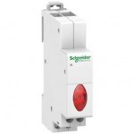 Indicator luminos trifazat, Rosu, Acti9 iIL, 230-400 Vca, A9E18327, Schneider Electric