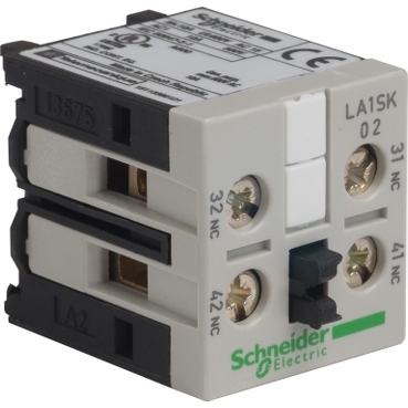 LA1SK02 - bloc de contacte auxiliar - 2 NC - pentru TeSys SK, Schneider Electric