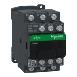 LC1D096MD - Contactor, TeSys Deca, 3P(3 NO), AC-3/AC-3e, <= 440V, 9A, 220V DC coil, Lugs-ring terminals, LC1D096MD, Schneider Electric