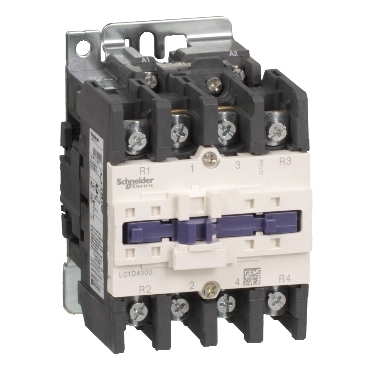 LC1D40008E7 - TeSys D contactor - 4P(2 NO + 2 NC) - AC-1 <= 440 V 60 A - 48 V AC 50/60 Hz coil, Schneider Electric