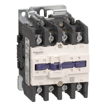 LC1D65008P7 - TeSys D contactor - 4P(2 NO + 2 NC) - AC-1 <= 440 V 80 A 230 V AC 50/60 Hz coil, Schneider Electric