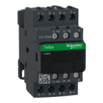LC1DT20F7 - Contactor, TeSys Deca, 4P(4 NO), AC-1, 0 to 440V, 20A, 110VAC 50/60Hz coil, LC1DT20F7, Schneider Electric
