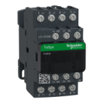 LC1DT256M7 - Contactor, TeSys Deca, 4P(4 NO), AC-1, 0 to 440V, 25A, 220VAC 50/60Hz coil, Lugs-ring terminals, LC1DT256M7, Schneider Electric