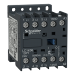 LC1K0610L7 - Contactor Tesys Lc1-K - 3 Poli - Ac-3 440 V 6 A - Bobina 200 - 208 V C.A., LC1K0610L7, Schneider Electric