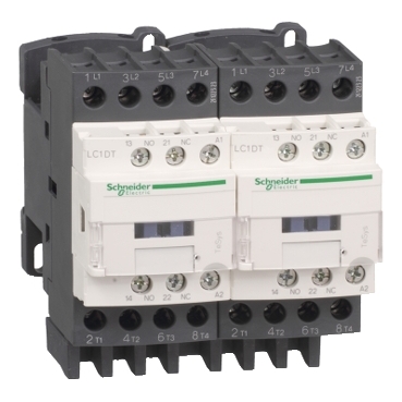 LC2DT25P7 - contactor inversor TeSys D - 4P(4 ND) - AC-1 - <= 440 V 25 A - bobina 230 V c.a., Schneider Electric