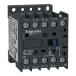 LP1K09004JD - contactor, TeSys K, 4P(4NO),AC-1, 440V, 20A, 12V DC coil, screw clamp terminals, LP1K09004JD, Schneider Electric