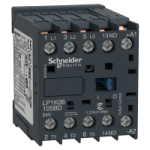 LP1K12105BD - Contactor, TeSys K, 3P, AC-3/AC-3e, 440V, 12A, 1NO aux, 24V DC coil,faston connectors, LP1K12105BD, Schneider Electric