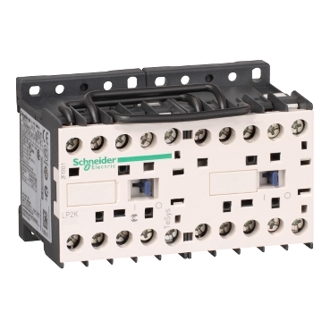 LP2K0901BD3 - TeSys K reversing contactor - 3P - AC-3 <= 440 V 9 A - 1 NC - 24 V DC coil, Schneider Electric