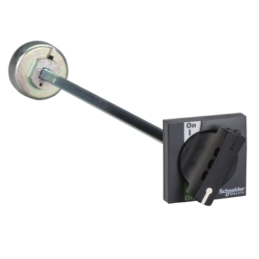 LV431050 - Extended front rotary handle - black - for INS250 & INV100..250, Schneider Electric
