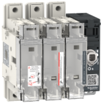 LV481413 - Switch disconnector fuse, FuPacT GSD125, 125A, 3 poles, fuse type DIN NH00, front and right side control, LV481413, Schneider Electric