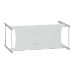 LVS03563 - Mounting plate, PrismaSeT P, for FuPacT GS 63-160A 3P/4P, vertical, 5M, W650mm, LVS03563, Schneider Electric