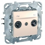 MGU50.451.25Z - Unica â€“ priza TV/FM - priza individuala - 2 m - ivoriu, Schneider Electric
