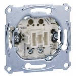 MTN3050-0000 - Push-button insert make contact 1 pole, flush-mntd, 10 A, AC 250 V, screw term., Schneider Electric