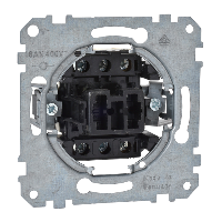 MTN311300 - Rocker switch insert 16 A, one-way, 3-pole, screw terminals, Schneider Electric